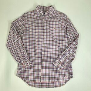 Ralph Lauren‎ Plaid Button Down Long Sleeve Shirt Classic Fit Size M